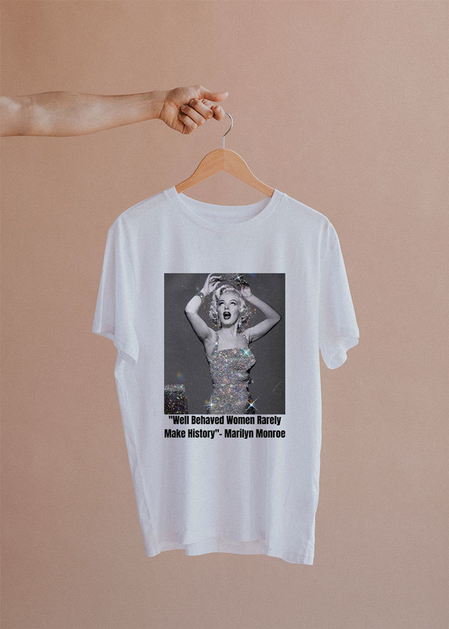 Camiseta Marilyn Monroe - Comprar em LeeYum Store