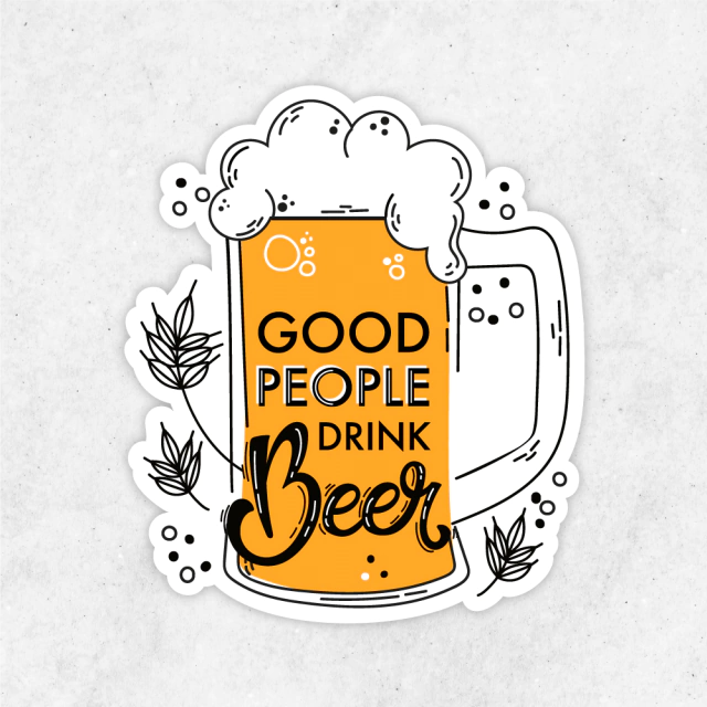 Sticker - Drink Beer - Comprar en ÚNICO