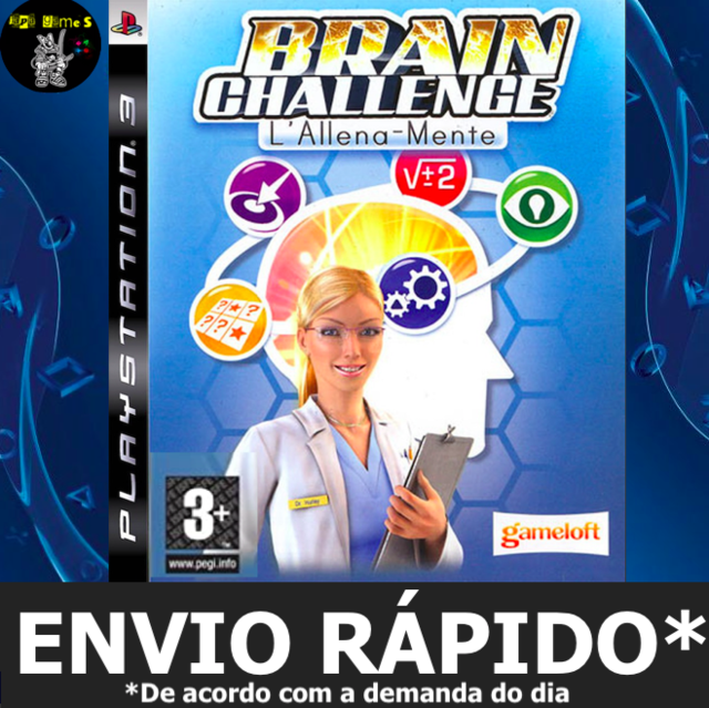 Brain Challenge Jogos Ps3 PSN Digital Playstation 3