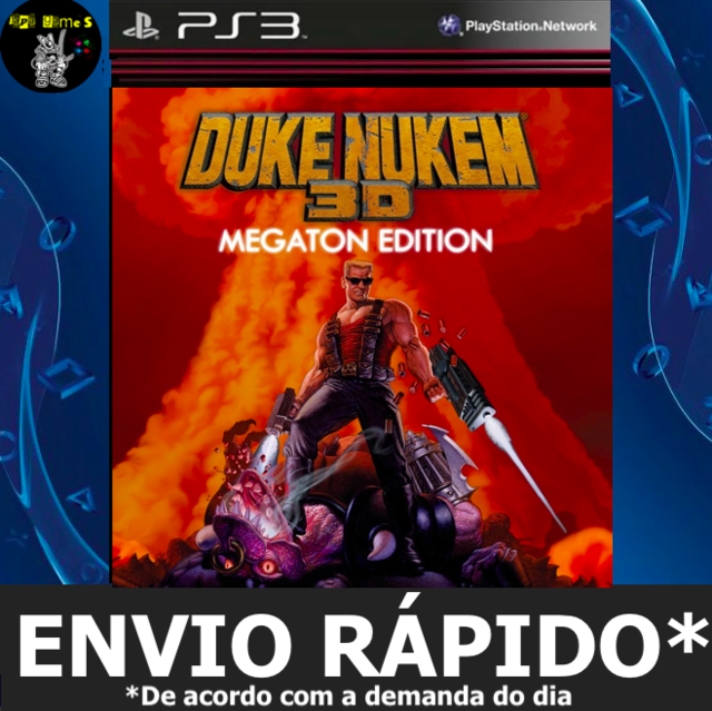 Duke Nukem 3D Jogos Ps3 PSN Digital Playstation 3