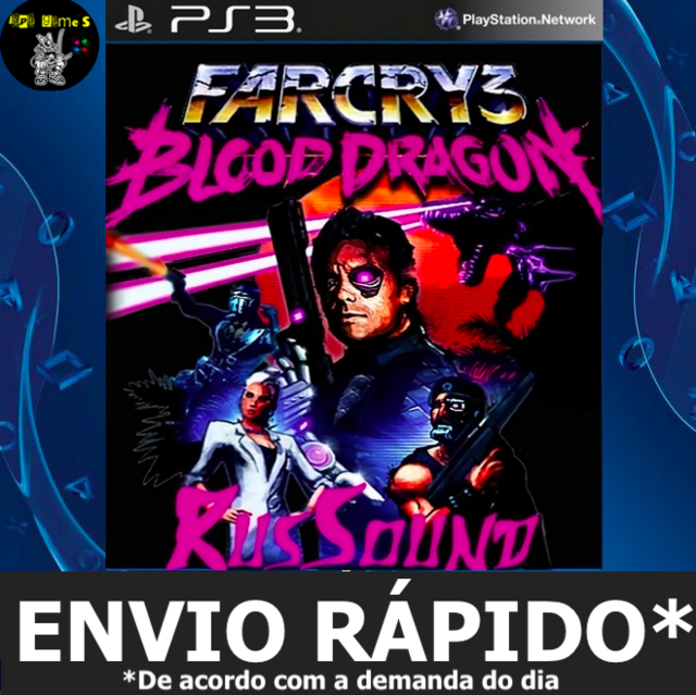 Krankzinnigheid Dank je Betrokken Far Cry 3 Blood Dragon Jogos Ps3 PSN Digital Playstation 3