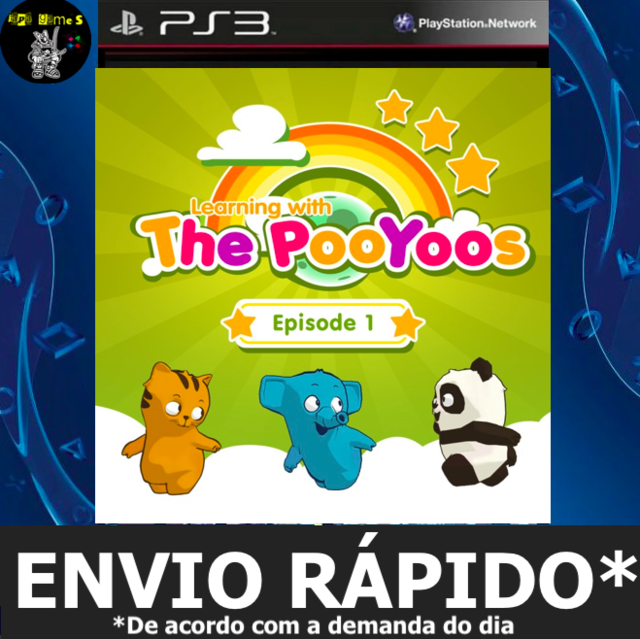 Learning with the PooYoos - Episodio 1 Jogos Ps3 PSN Digital Playstation 3