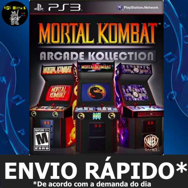 Mortal Kombat Arcade Kollection Jogos Ps3 PSN Digital Playstation 3