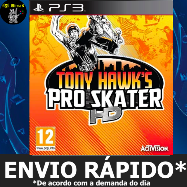 Tony Hawks Pro Skater Hd Jogos Ps3 PSN Digital Playstation 3
