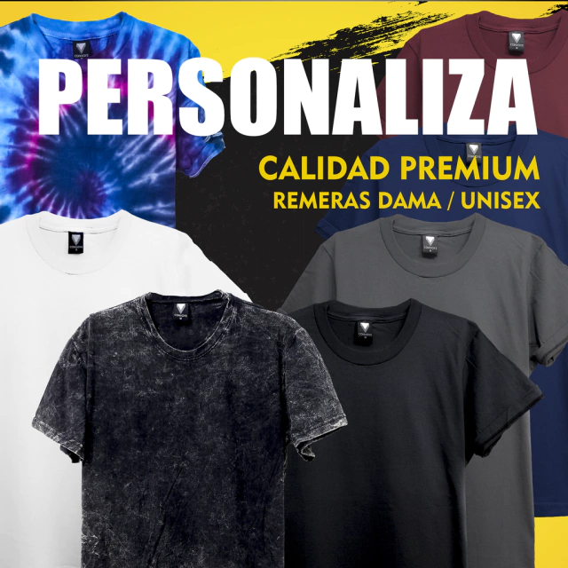 Remera Unisex Personalizada Premium