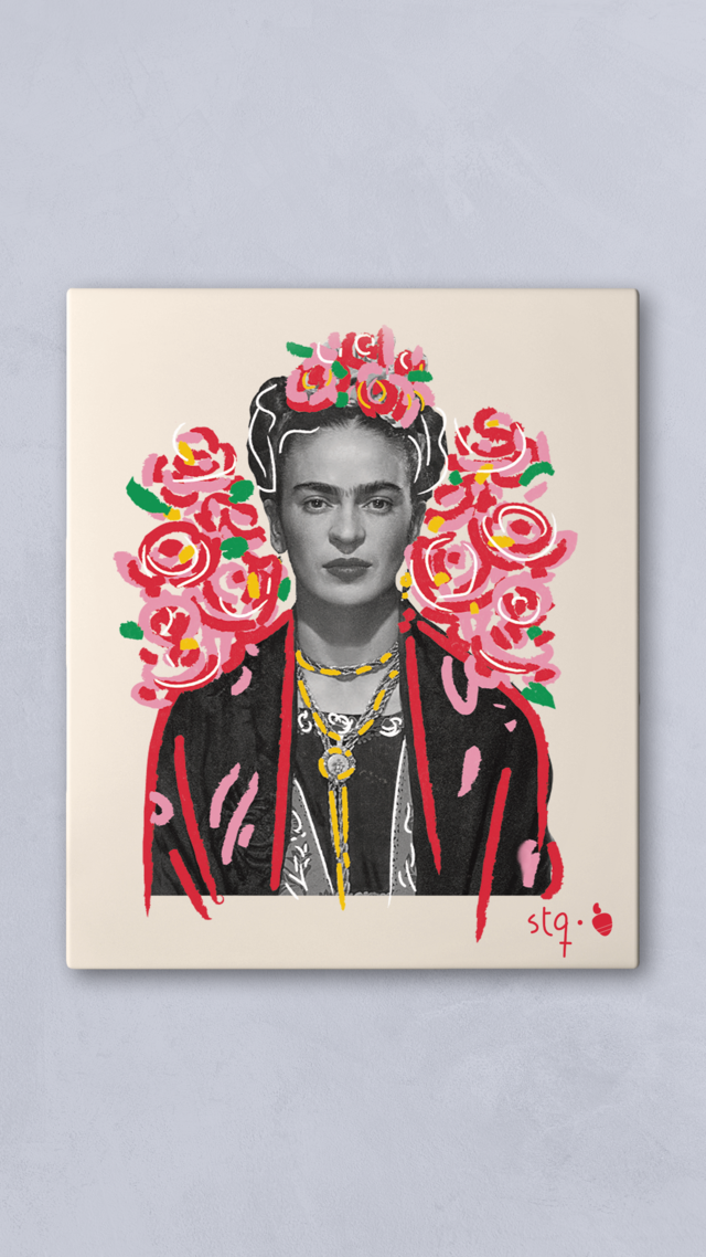 Quadro Frida Kahlo da Sem Etiqueta