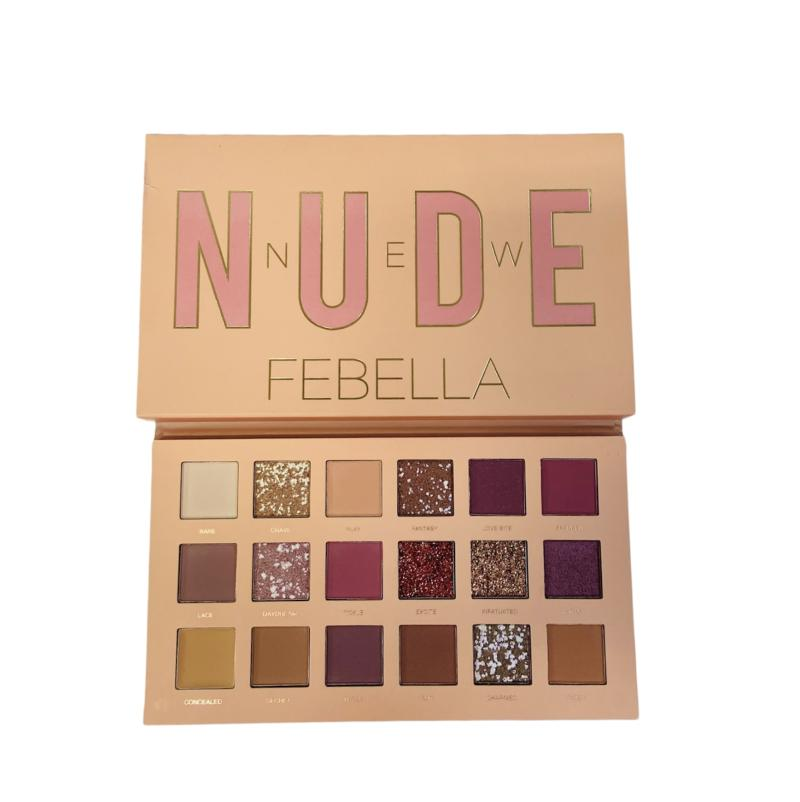 Paleta De Sombras New Nude Febella Preciosa Beauty