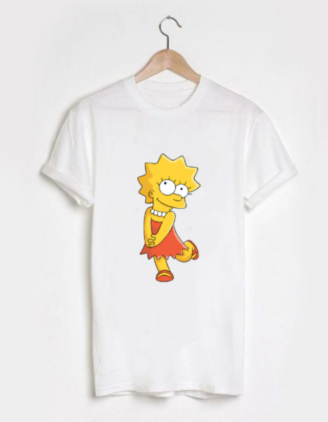 Camiseta t-shirt Lisa Simpson - MARIA BELLA STORE