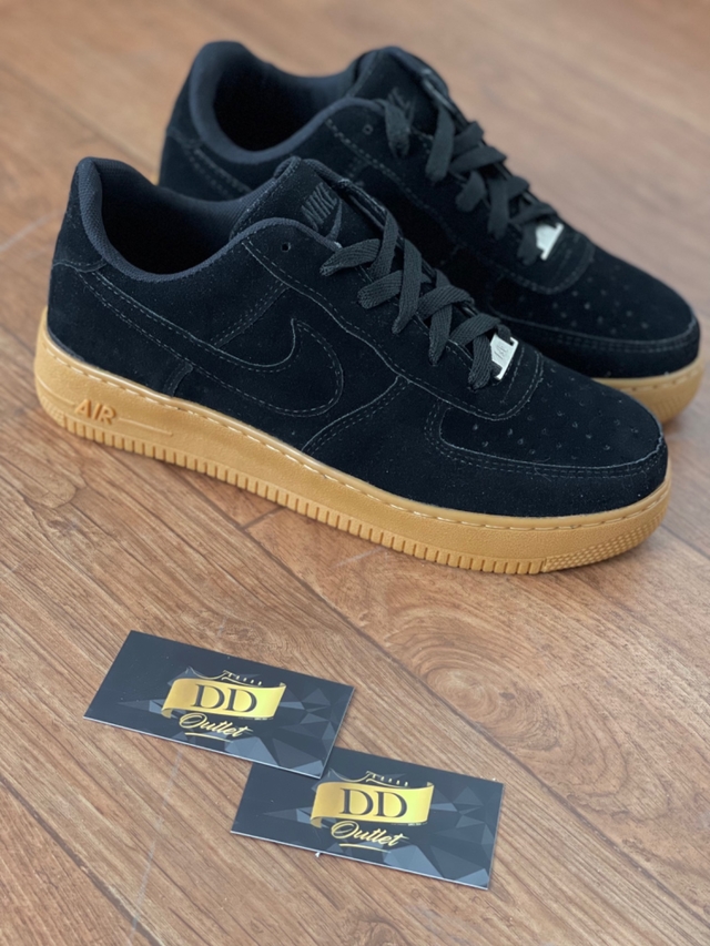 Nike Air Force one - Preto e Marrom - DD Outlet