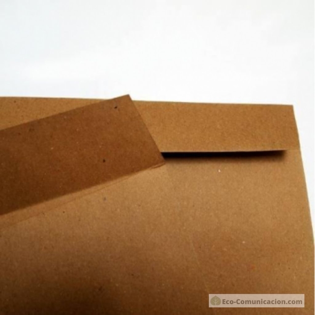 Sobre A5 de papel reciclado - Eco Comunicación