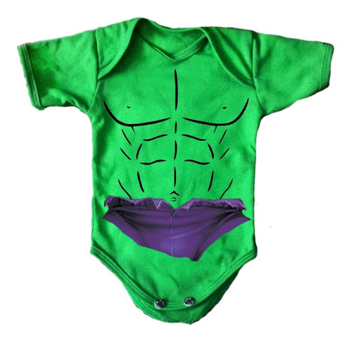 Disfraz Para Bebé - Pañalero De Hulk