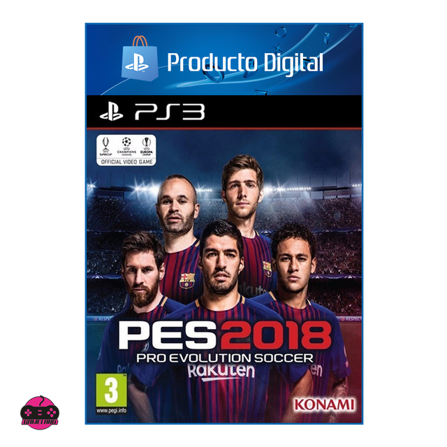 PES 2018 - PS3 - DIGITAL - Comprar en GAMELAND