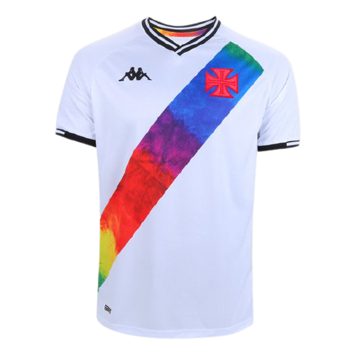 Camisa Vasco LGBTQIA+ 21/22 - Torcedor - Masculina - Branca