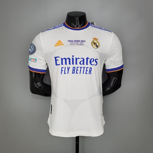 Camisa Real Madrid Jogador - Final Champions 2022