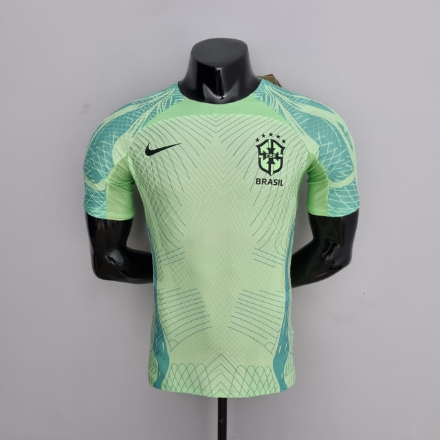 Camisa Seleção Brasil Treino - Versão Jogador - 2022