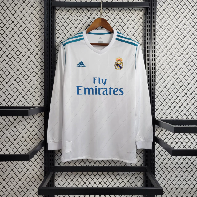 Camisa Real Madrid Manga Longa - 17/18
