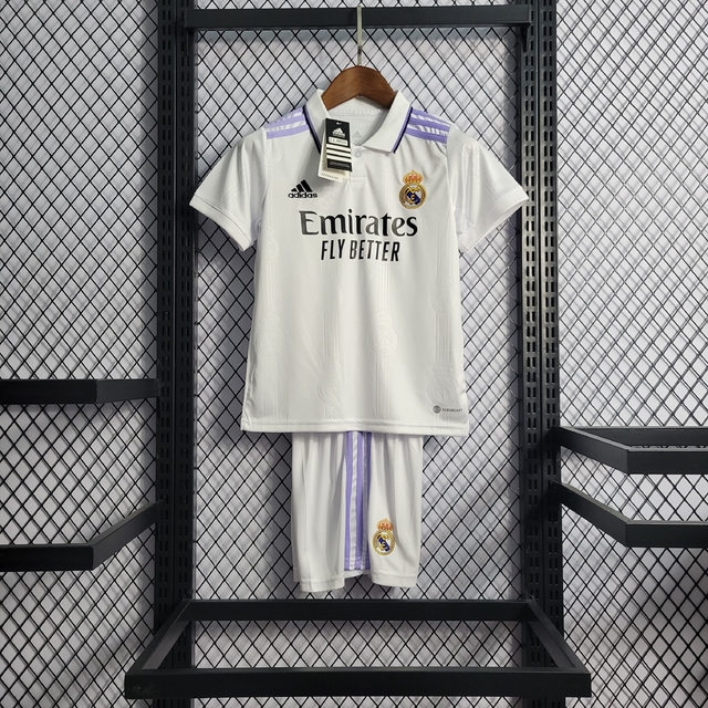 Kit Infantil Real Madrid I - 22/23 - ClubsStar Imports