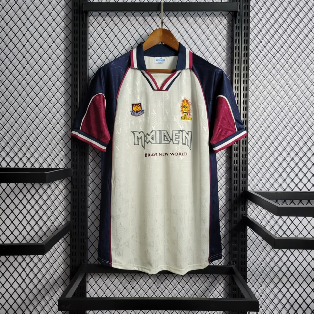 Camisa Retro West Ham Iron Maiden II - 1999