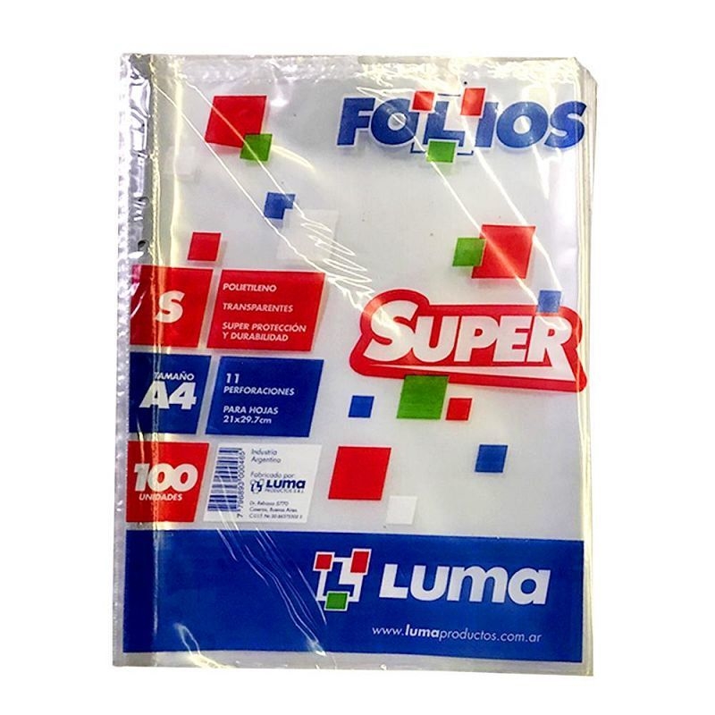 Folio Luma A Pesado X Unid Comprar En Gc Office