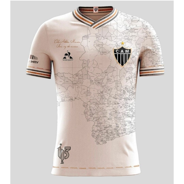 Camisa Atlético Mineiro Comemorativa 113 anos Masculina Torcedor