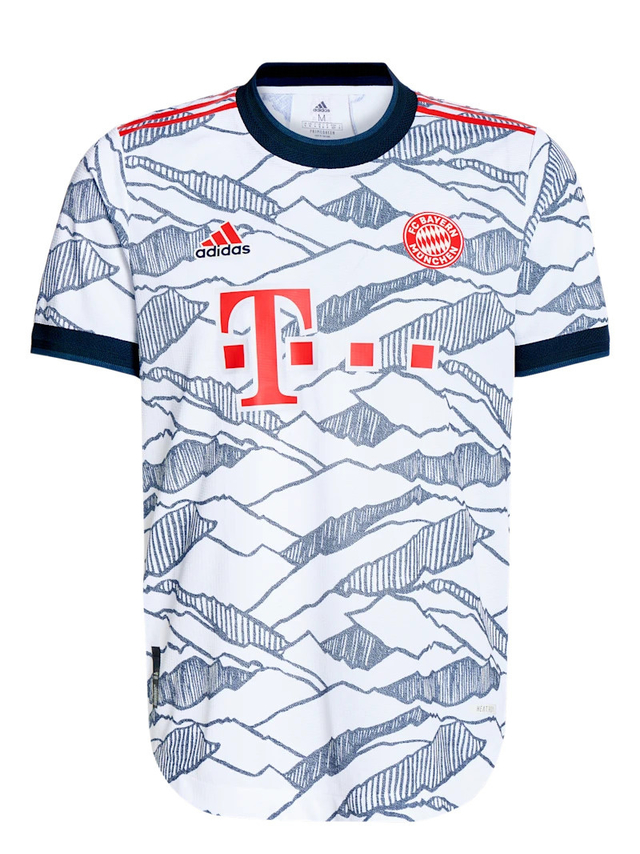 Camisa Bayern Munique Third 21/22 Masculina Torcedor Branco