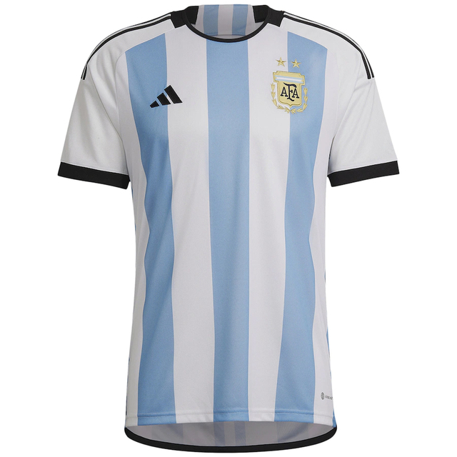 Camisa Seleção Argentina I 22/23 Azul e Branca - Adidas - Masculino Torcedor