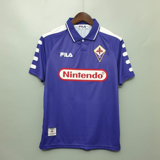 Camisa Fiorentina Retrô 1998 Roxa - Fila