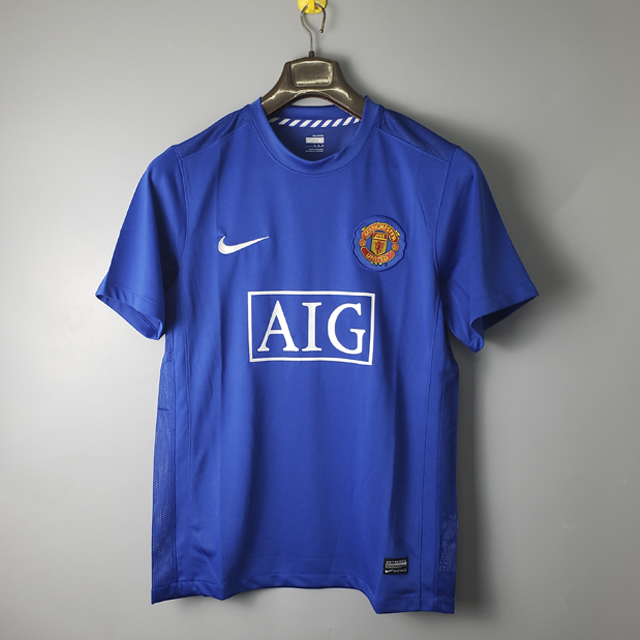 Camisa Manchester United Retrô 2007/2008 Azul - Nike