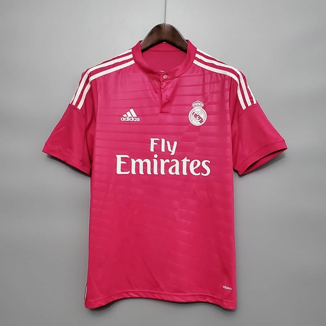 Camisa Real Madrid Retrô 2014/2015 Rosa - Adidas