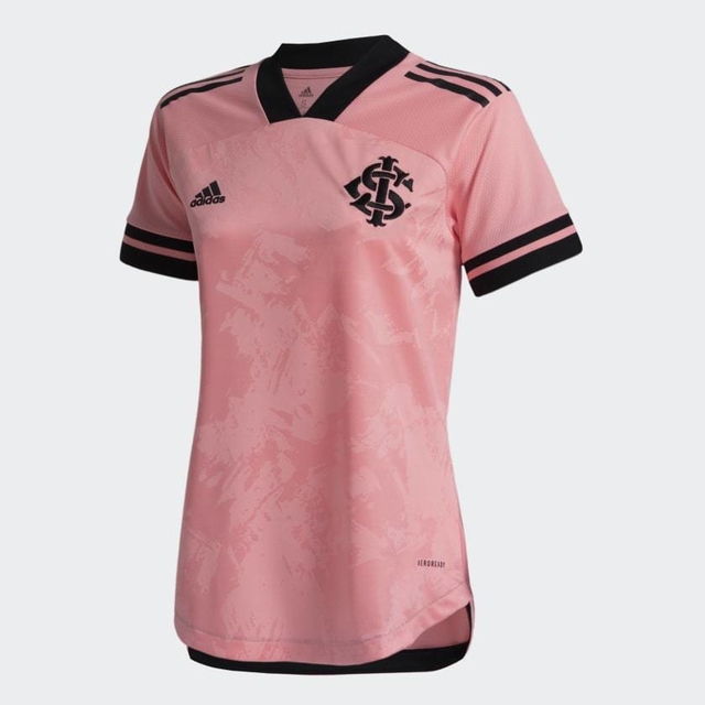 Camisa Internacional Outubro Rosa 20/21 - Feminina Adidas -FutLoja IDC