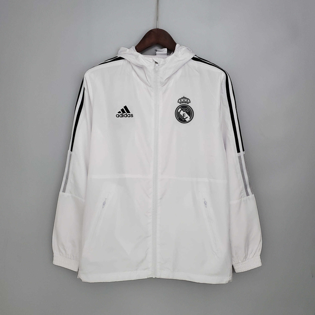 Corta Vento Real Madrid Branco - Adidas