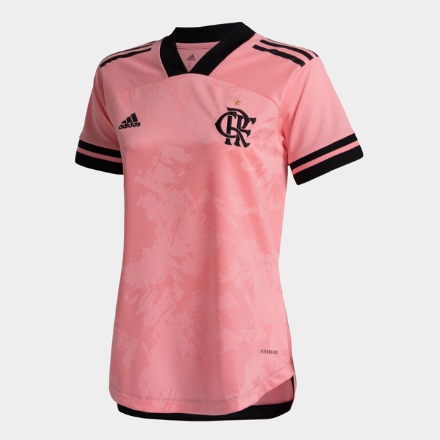 Camisa Flamengo Outubro Rosa 20/21 - Feminina Adidas | FutLoja IDC