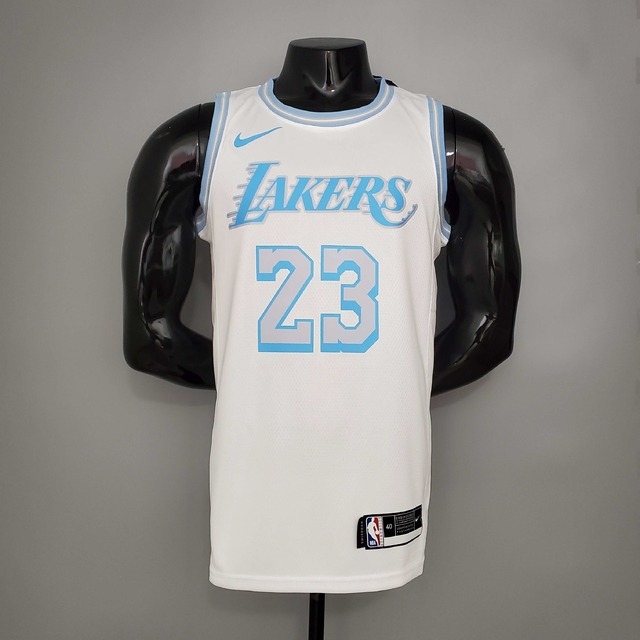 Camiseta Regata Los Angeles Lakers Branca - Nike | FutLoja IDC