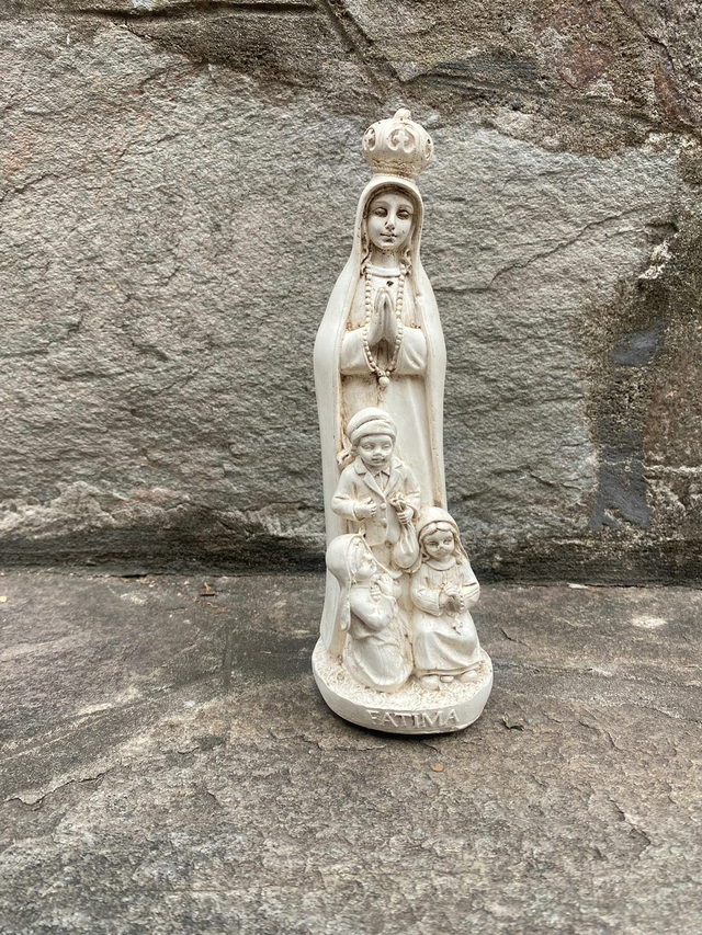 Virgen De Fatima Con Pastorcitos - Comprar En La Mansa