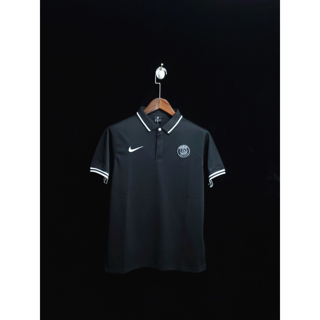 Camisa Polo PSG Preta Nike