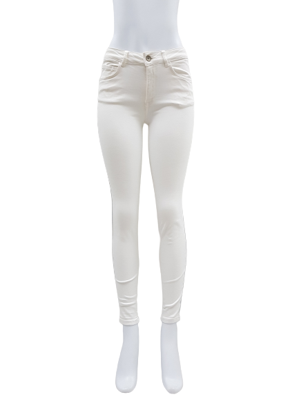 Calça jeans branca skinny Zara