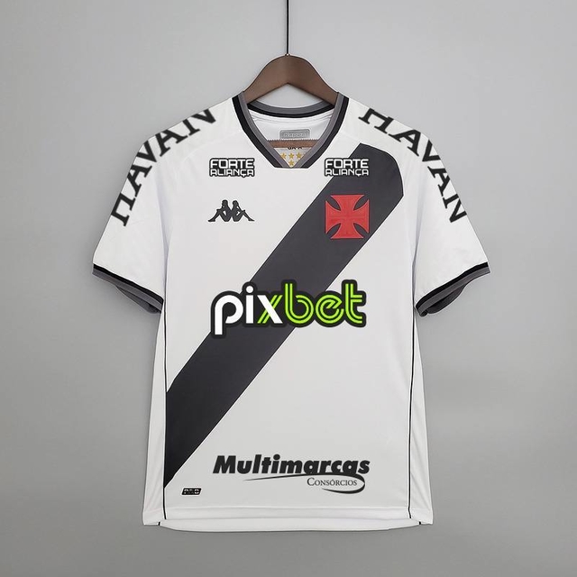 Camisa Do Vasco 21/22 Com Patrocínios - Branca