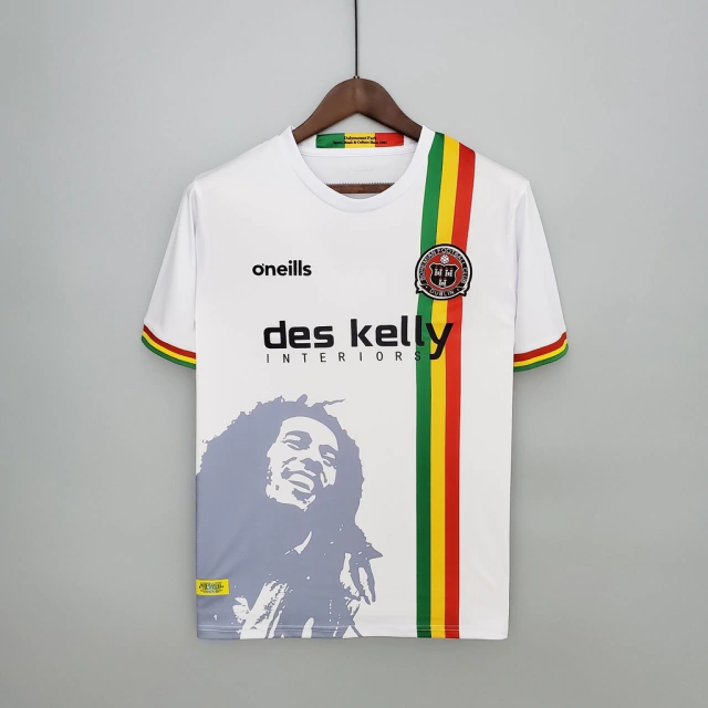 Camisa Reserva Bohemian Fc 2022/2023 Branca homenagem a Bob Marley