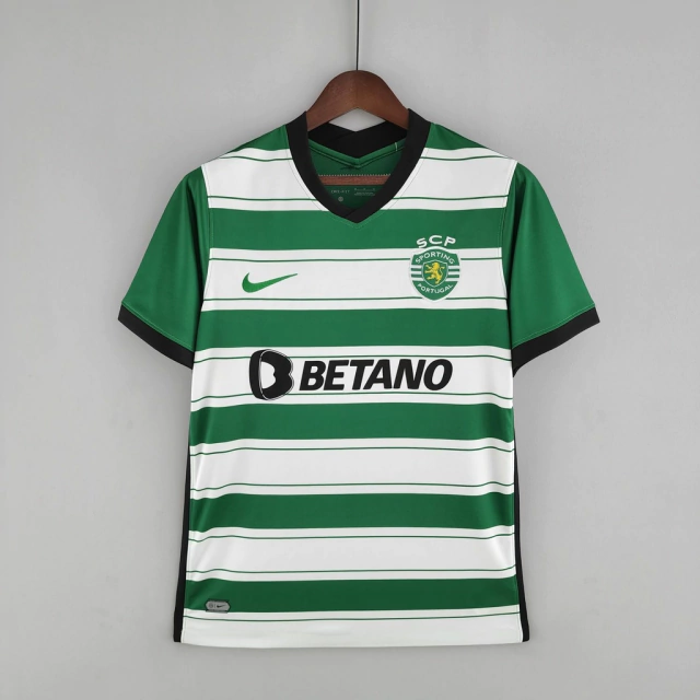 Camisa Sporting Portugal I 22/23 Verde e Branca
