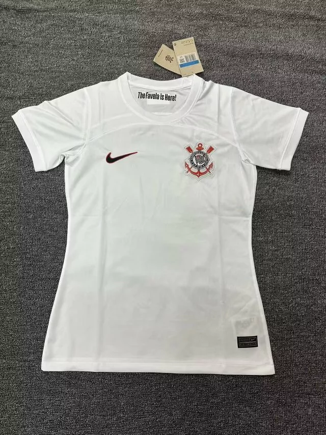 Camisa Corinthians I 2022/23 Torcedora Feminina Branco