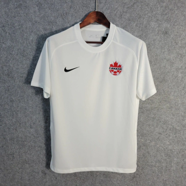 Camisa Reserva Seleção Do Canadá Branca 22/23 Nike Masculina