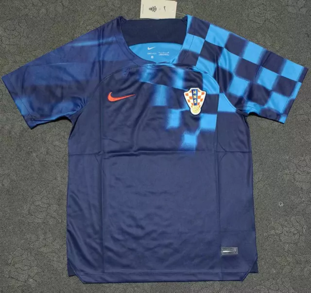 Camisa Seleção Da Croácia II 22/23 Azul Marinho - Copa do mundo