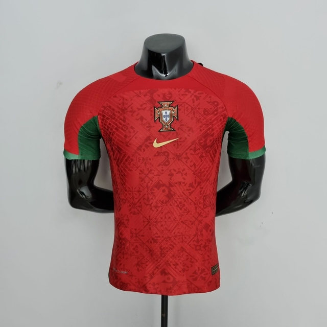 Camisa Seleção De Portugal Vermelha 22/23 Versão Jogador Nike Masculina