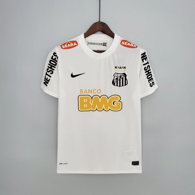 Camisa Retrô Do Santos 2012/2013 Branca - FUTBOYMARCA