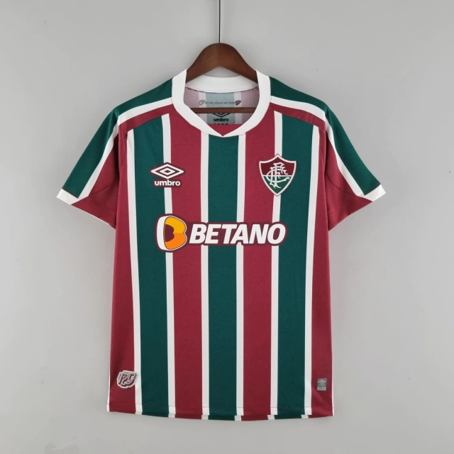 Camisa Fluminense Home 22/23 Verde e Grená Umbro Masculina