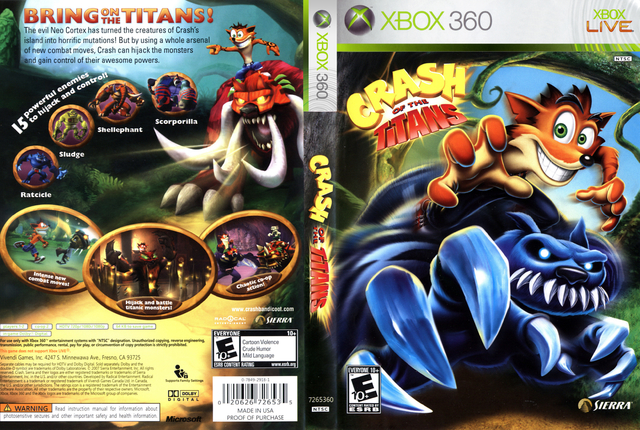 Crash of the Titans - xbox 360 - Mastra Games