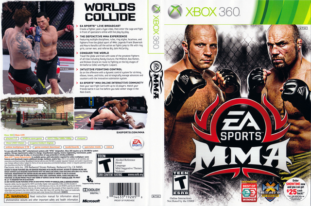 EA Sports MMA - XBOX 360 - Comprar em Mastra Games