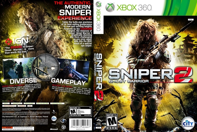 Sniper Ghost Warrior 2 - XBOX 360 (DVD) - Mastra Games