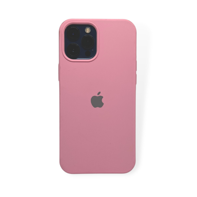 iphone 12 pro max pink silicone case