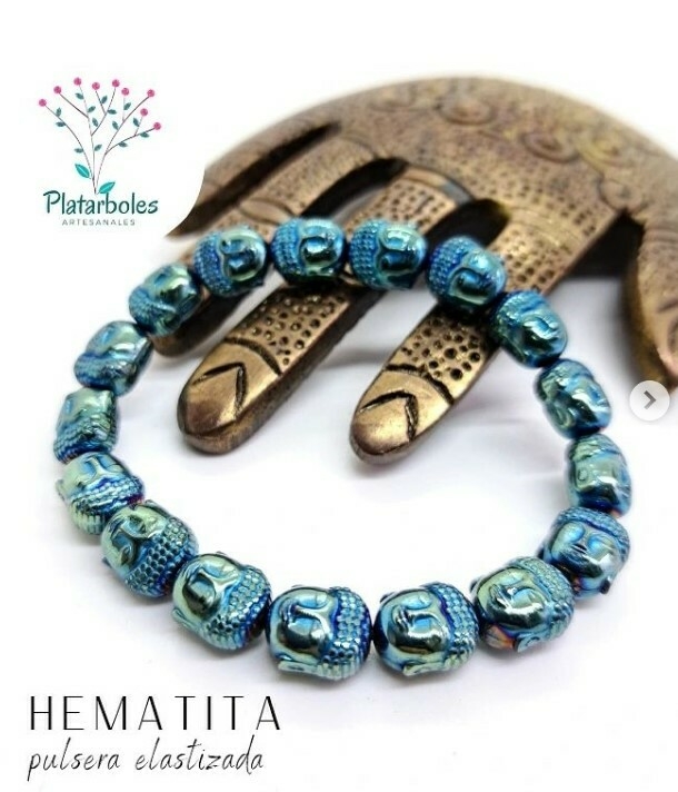 Pulsera Hematita Tallada Comprar En Platarboles